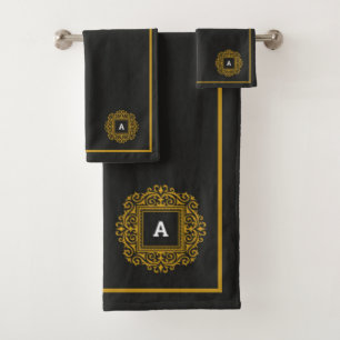 Ensemble de serviettes de bain Monogram