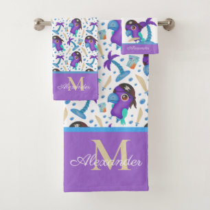 Ensemble de serviettes de bain Monogram