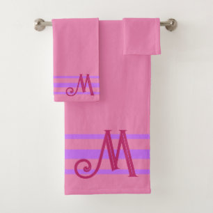 Ensemble de serviettes de bain Monogramme Personna