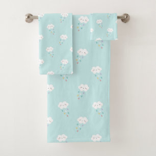 Ensemble de serviettes de bain Motif à nuage doux