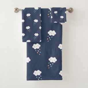 Ensemble de serviettes de bain Motif Cloud Cute Ka