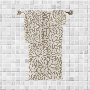 Ensemble de serviettes de bain Motif Floral Bloom