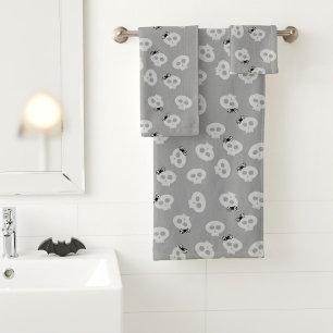 Ensemble de serviettes de bain Motif pour Hallowee
