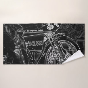 Ensemble de serviettes de bain moto 1 btcn