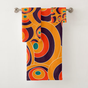 Ensemble de serviettes de bain Ovales couleur Abst