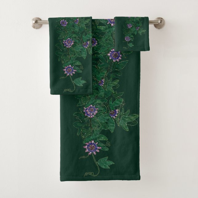 Ensemble de serviettes de bain PassionVine (En situation)