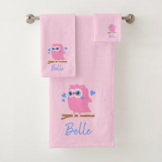 Ensemble de serviettes de bain personnalisé Chouet