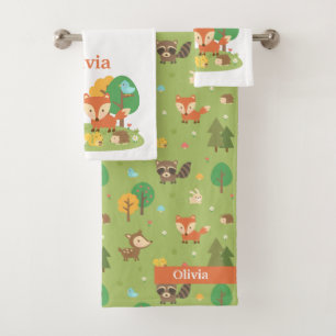 Ensemble de serviettes de bain personnalisées pour