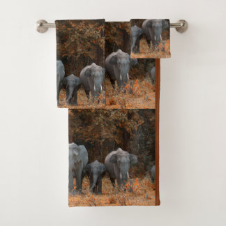 Ensemble de serviettes de bain pour éléphants