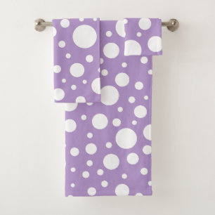 Ensemble de serviettes de bain pourpres
