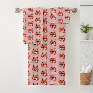 Ensemble de serviettes de bain Renard