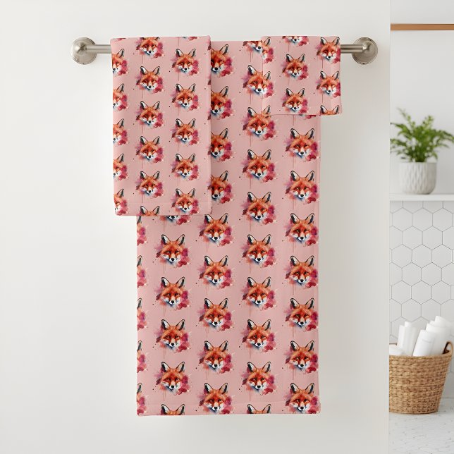 Ensemble de serviettes de bain Renard (Créateur téléchargé)