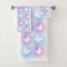 Ensemble de serviettes de bain "Rose & Bleu" Papil