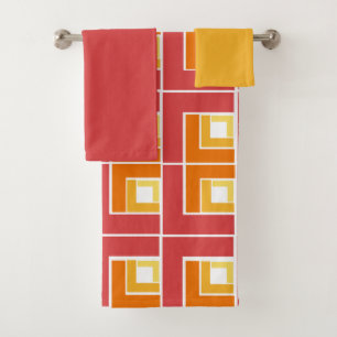 Ensemble de serviettes de bain rousses Topsy