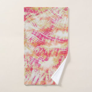 Ensemble de serviettes de bain Shibori Tie Dye Ros