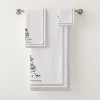 Ensemble de serviettes de bain Spa Zen Serenity
