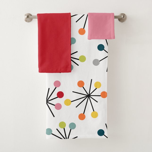 Ensemble de serviettes de bain Starbursts (En situation)