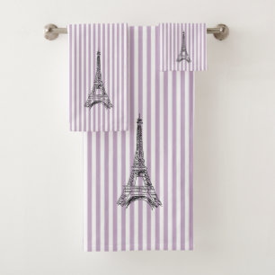 Ensemble de serviettes de bain Tour Eiffel