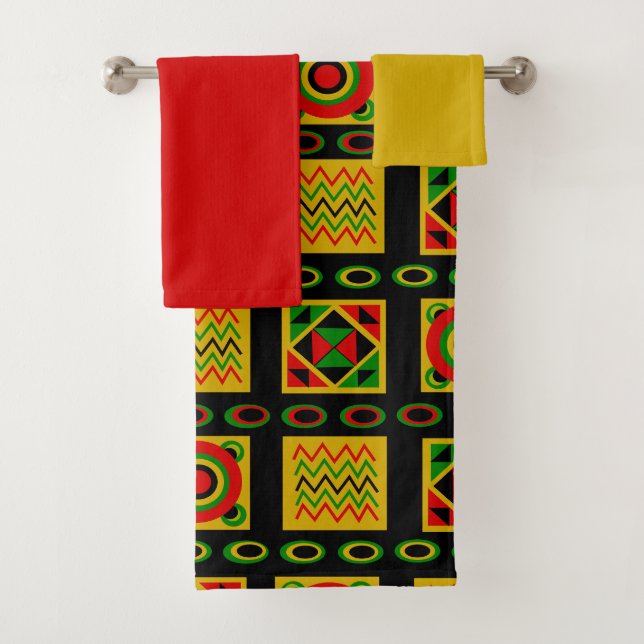 Ensemble de serviettes de bain Triplets (En situation)