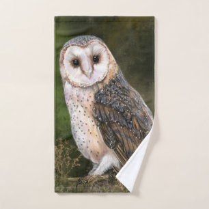 Ensemble de serviettes de bain Western Barn Owl