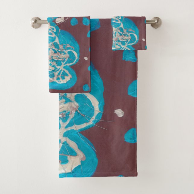 Ensemble de serviettes de bain World of Love (En situation)