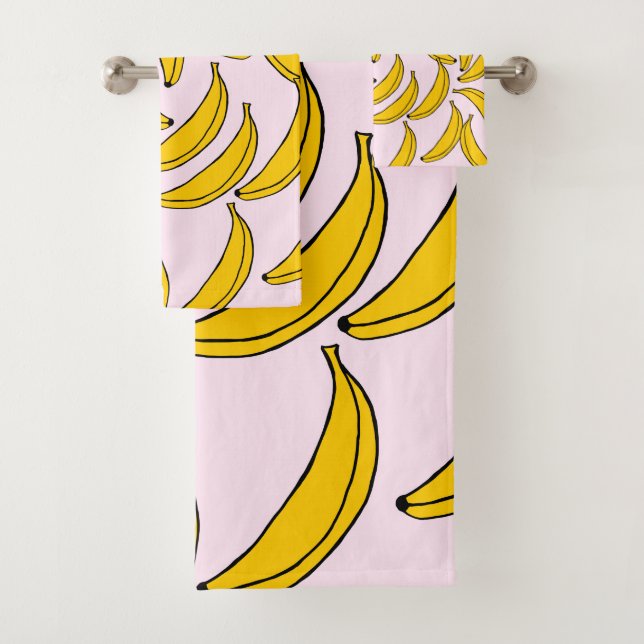 Ensemble de serviettes de banane (En situation)