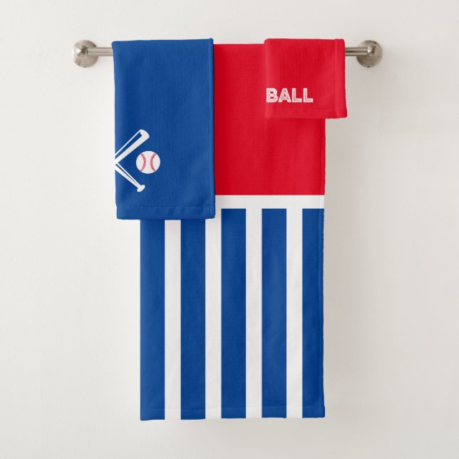 Ensemble de serviettes de base-ball (En situation)