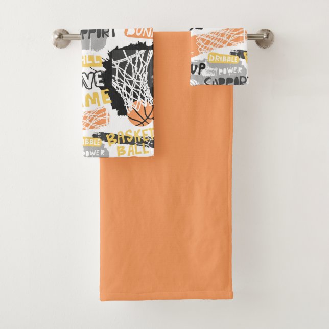 Ensemble de serviettes de basket-ball (En situation)