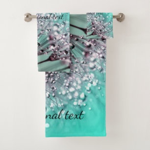 Ensemble de serviettes de luxe Aqua Cactus Bonsaï