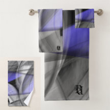 Ensemble de serviettes de salle de bain Abstrait M