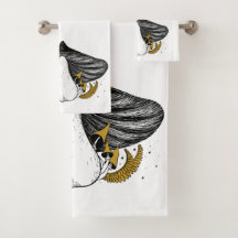 Ensemble de serviettes de toilette Mystical Mushro