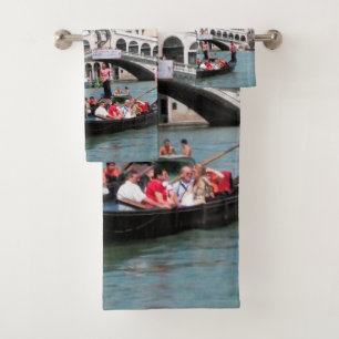 Ensemble de serviettes du canal de Venise