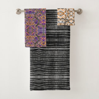 Ensemble de serviettes éffrayant saison Abstrait