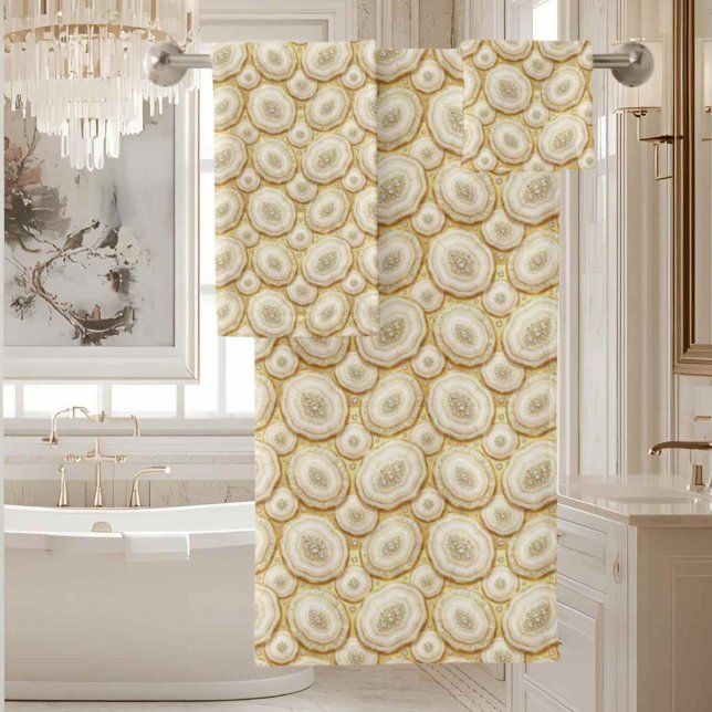 Ensemble de serviettes en géode d'agate de luxe -  (Créateur téléchargé)