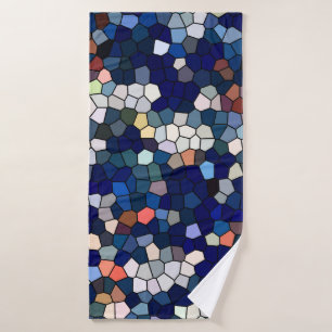 Ensemble de serviettes en mosaïque