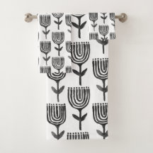 Ensemble de serviettes ethniques Boho