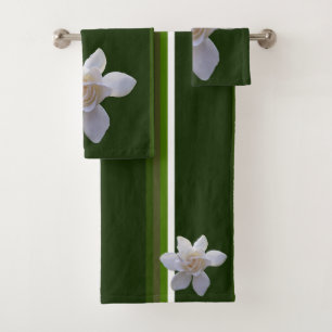 Ensemble de serviettes - Gardenia on Stripes