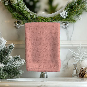 Ensemble de serviettes groovy 70s Pastel Christmas