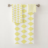 Ensemble de serviettes jaune soleil OVERFLOW