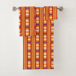 Ensemble de serviettes Kente Stripes