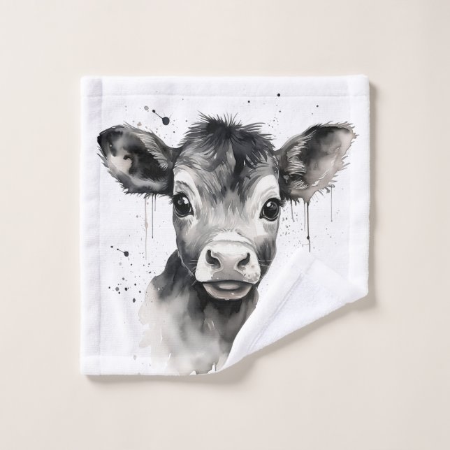 Ensemble de serviettes "Moo-Ments of Cleanness" -  (Gant de toilette)