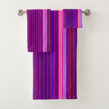 Ensemble de serviettes multicolores