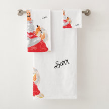Ensemble de serviettes : Père Noël