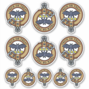 Ensemble de stickers Crest Halloween