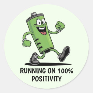 Ensemble de stickers de batterie chargée