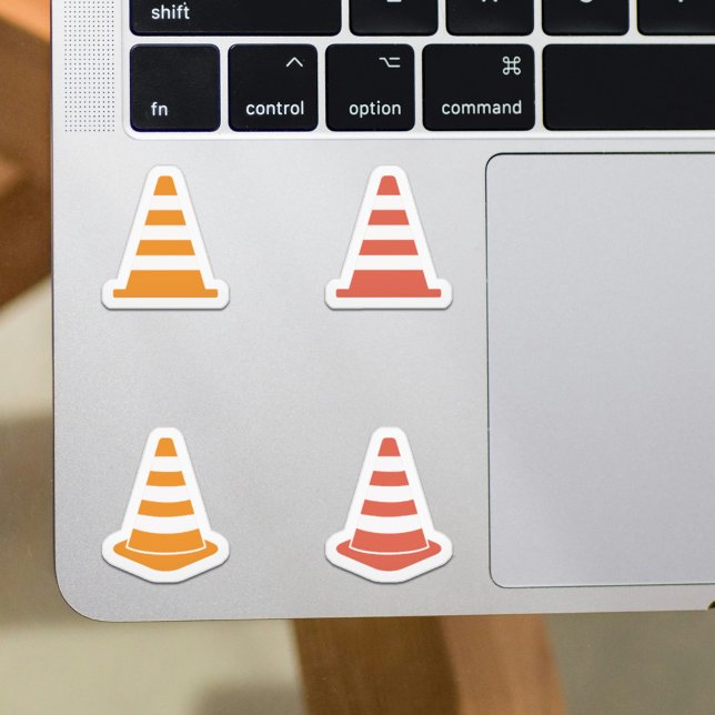 Ensemble de stickers de cônes de circulation (Set of Traffic Cone Stickers)