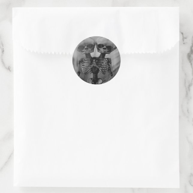 Ensemble de stickers Oddity de squelette jumeaux c (Sac)