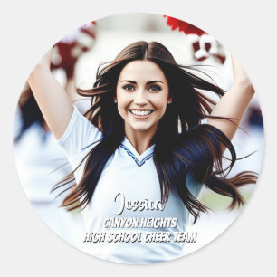 Ensemble de stickers personnalisés avec photo pour