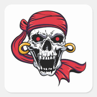 Ensemble de stickers Pirate Halloween très Cool