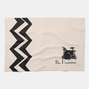 Ensemble de tambour Serviettes personnalisées Art 